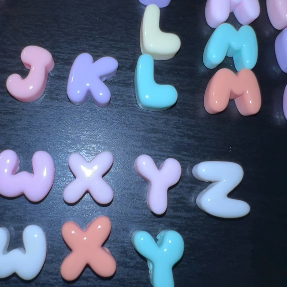 Pastel Acrylic Letters - Picture 2 of 4